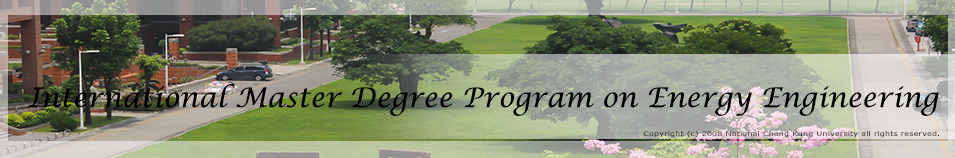 Image of the International Master Program on Energy Engineering, NCKU