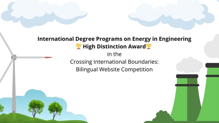 We won the High Distinction Award in the Crossing International Boundaries | Bilingual Website Competition !Image