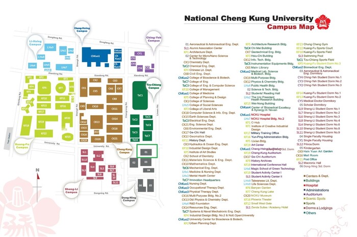 The green frame is the location of Energy Program Building